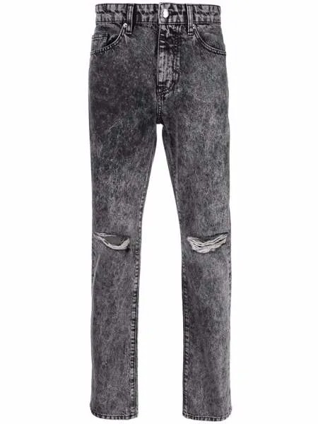 IRO прямые джинсы с эффектом потертости