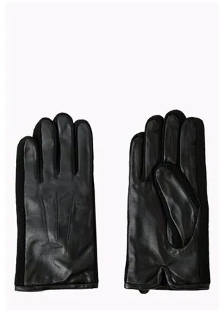 Перчатки мужские Finn Flare, цвет: черный A20-21308_200, размер: 9,5