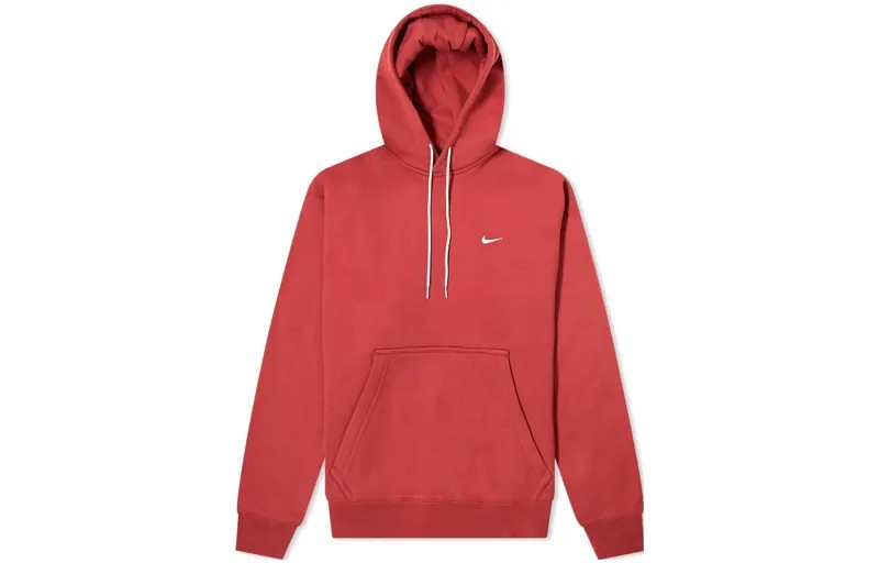 Толстовка с капюшоном NRG Solo Swoosh Premium Essential из флиса Nike, красный