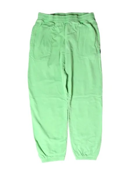 Stüssy спортивные брюки с аппликацией логотипа и завязками, зеленый