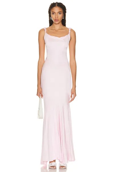 Платье Blumarine Sleeveless Gown, цвет Chalk Pink