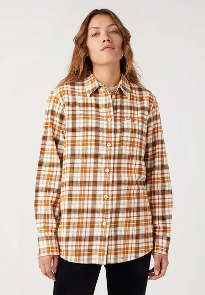 Рубашка Wrangler, цвет  brown