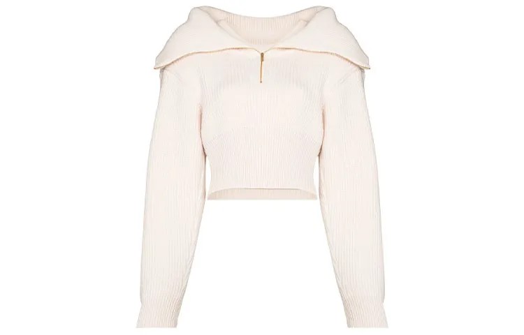 Укороченный топ женский белый Jacquemus