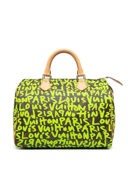 Louis Vuitton сумка Speedy 30 ограниченной серии 2001-го года из коллаборации со Stephen Sprouse