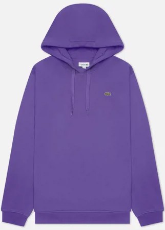 Мужская толстовка Lacoste Sport Fleece Hoodie, цвет фиолетовый, размер S
