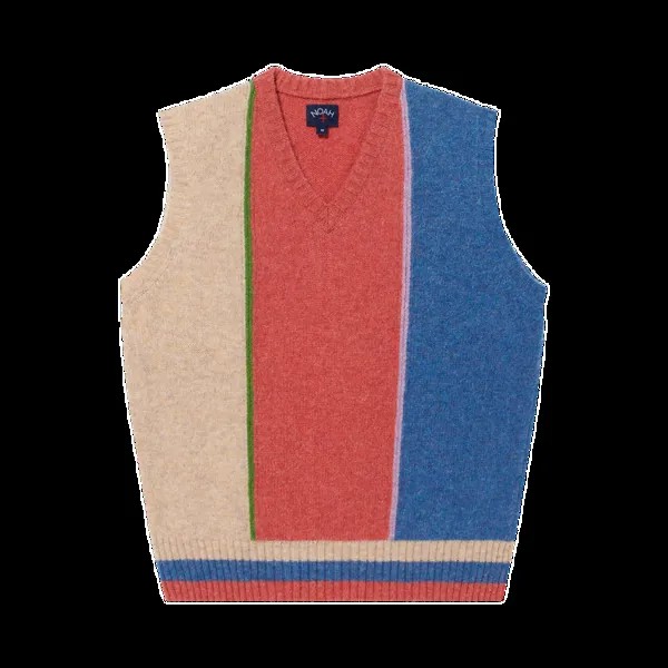 Свитер Noah Shetland Block Vest 'Light Multicolor', разноцветный