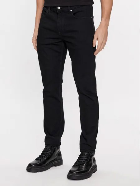 Узкие зауженные джинсы Calvin Klein, черный