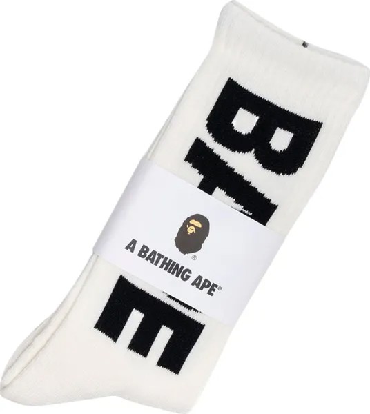 Носки BAPE 'White', белый
