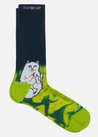 Носки RIPNDIP Lord Nermal Prisma, цвет зелёный, размер 40-46 EU