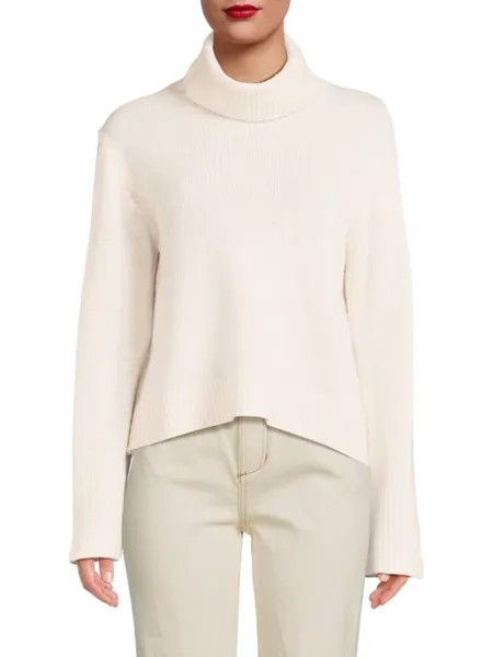 Свитер с высоким воротником из шерсти и кашемира 360 Sweater, цвет Antique White