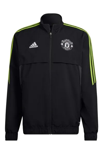 Европейская тренировочная куртка Manchester United adidas, черный