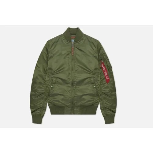 Бомбер  ALPHA INDUSTRIES, размер M, зеленый