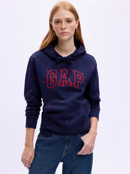 Толстовка GAP Hoodie, темно-синий