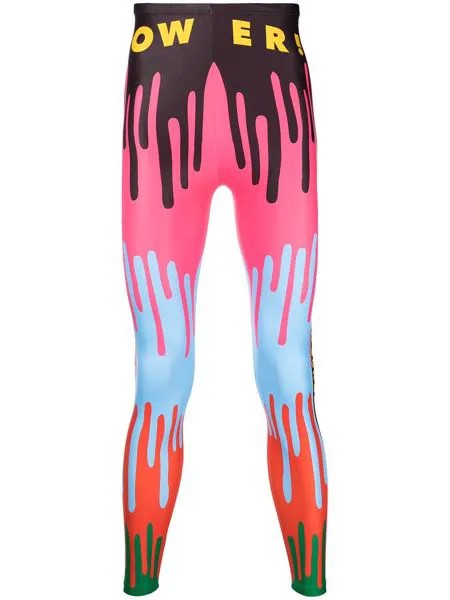 Walter Van Beirendonck Pre-Owned легинсы Dripping Monster