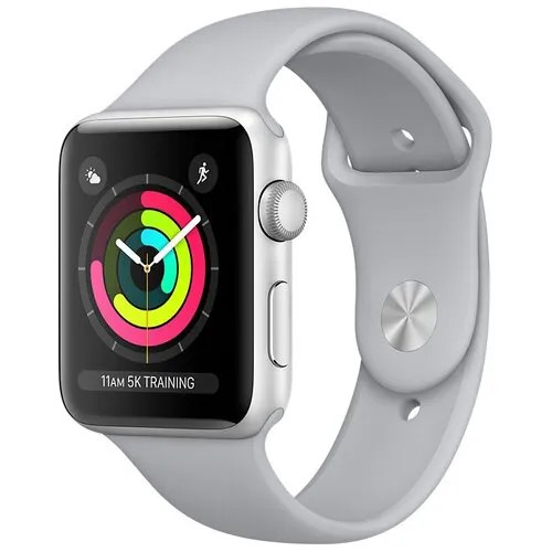 Часы Apple Watch Series 3 42mm (Space Gray Aluminum Case with Black Sport Band) (MTF32)