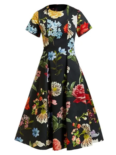 Платье миди с цветочным принтом Lia Mestiza New York