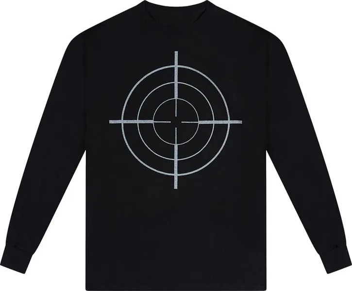 Футболка Kanye West DONDA Chicago Listening Event Bullseye Long-Sleeve T-Shirt 'Black', черный