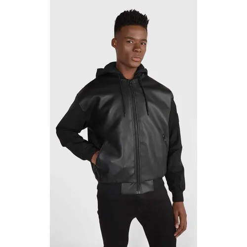 Бомбер CALVIN KLEIN, размер L, черный