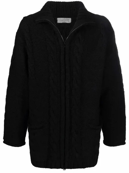 Yohji Yamamoto шерстяной джемпер на молнии