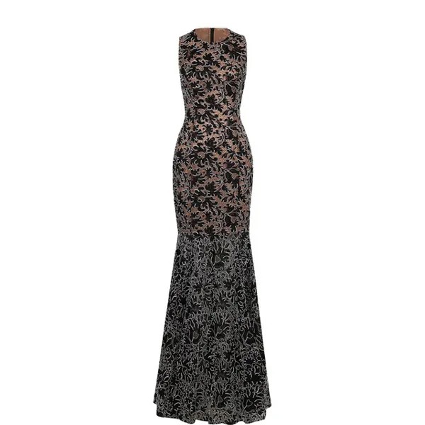 Приталенное платье-макси без рукавов Michael Kors Collection