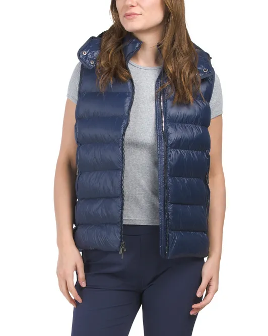 Жилет Хирон с капюшоном Peter Millar, синий