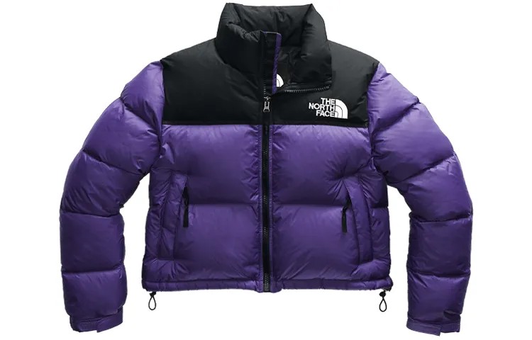 Пуховик женский фиолетовый The North Face