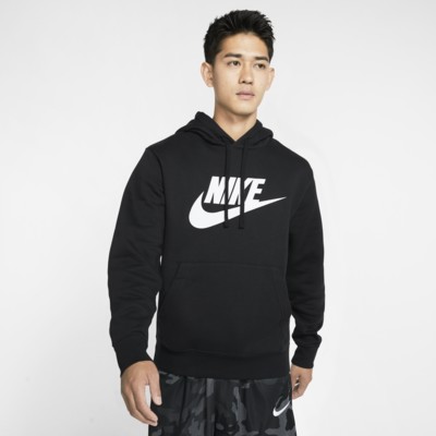Худи Nike Sportswear Club Fleece, черный/белый