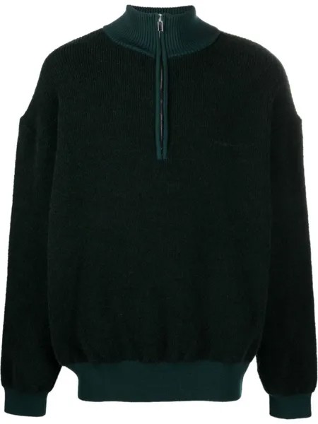 Джемпер La Maille Berger на молнии Jacquemus, зеленый