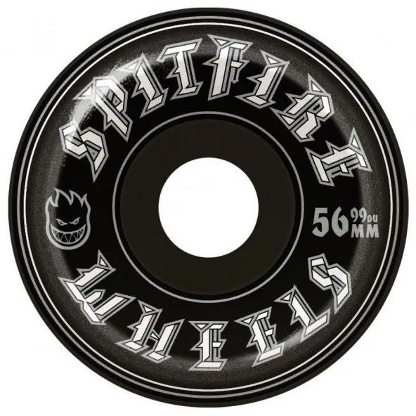 Колеса для скейтборда SPITFIRE Whl Old English Black 56 mm