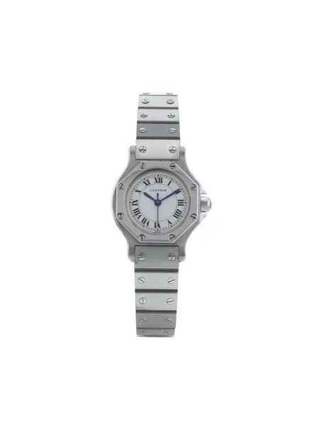 Cartier наручные часы Santos Ronde pre-owned 24 мм 1990-х годов