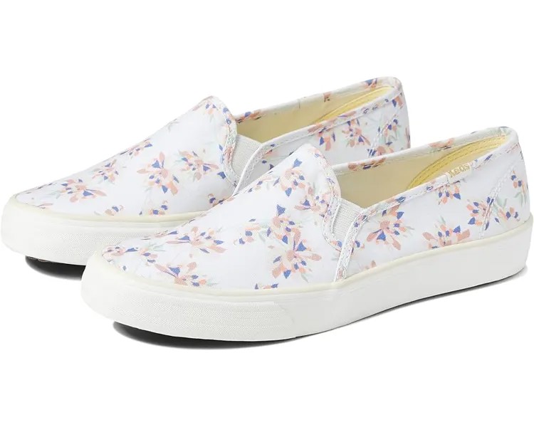 Кроссовки Keds Double Decker Spring Floral, кремовый