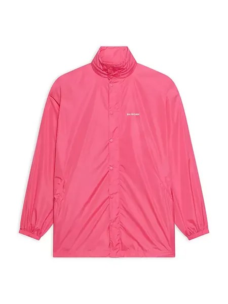 Куртка-дождевик оверсайз Balenciaga, розовый