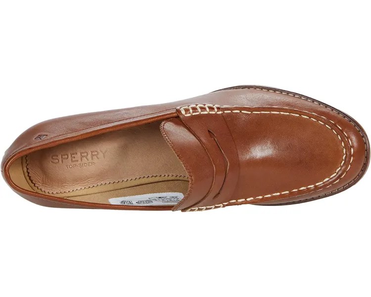 Лоферы Seaport Penny Heel Leather Sperry, тан