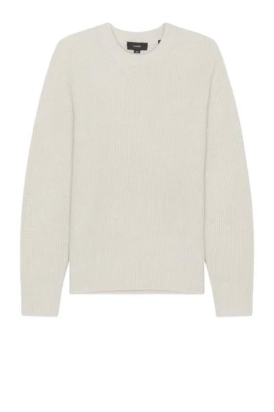 Свитер Vince Boiled Cashmere Thermal Crew, белый