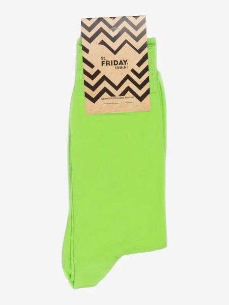 Носки однотонные St.Friday Socks - Светло-зелёные, Зеленый