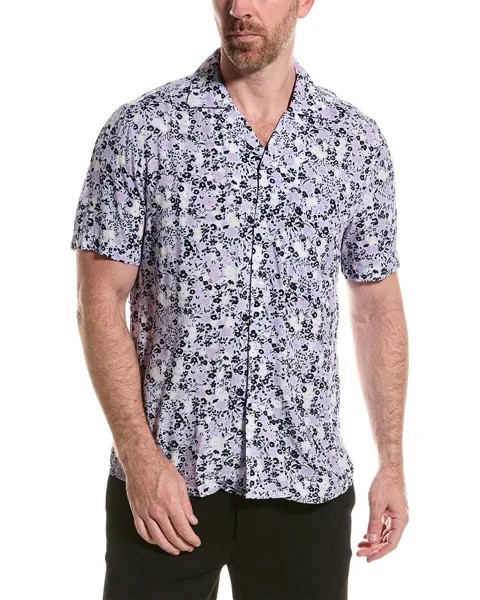 HUGO Рубашка прямого кроя Hugo Boss Hugo Hugo Boss, фиолетовый