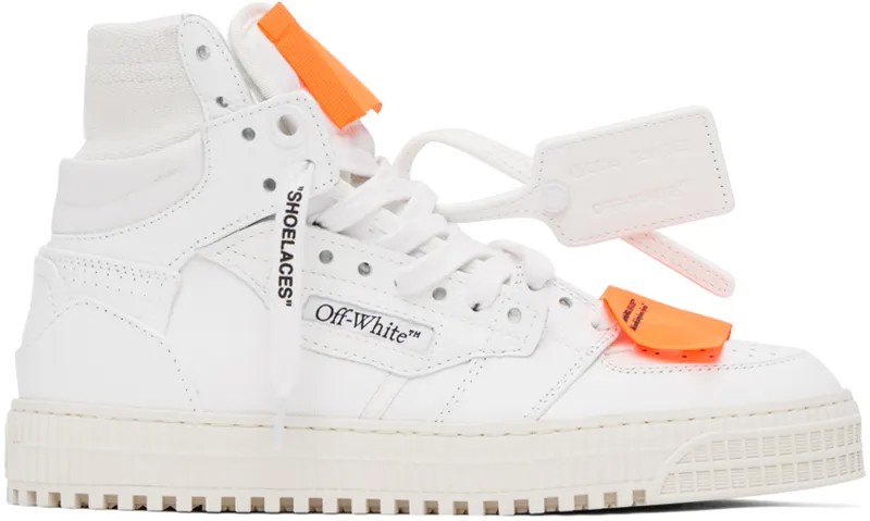 Бело-оранжевые кроссовки 3.0 Off Court Off-White