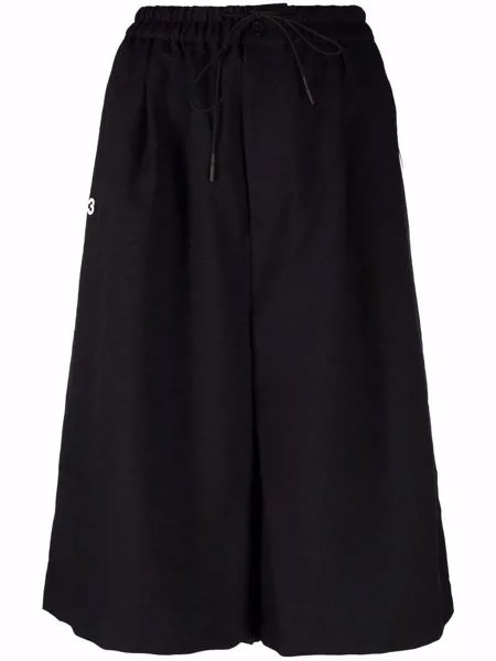Y-3 юбка-шорты с полоской
