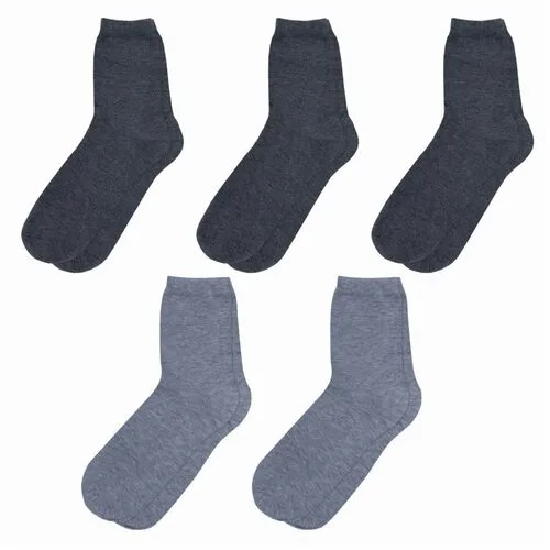 Носки RuSocks 5 пар, размер 18-20, серый