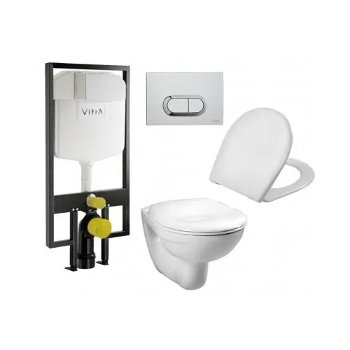Унитаз с инсталляцией подвесной VitrA Normus 9773B003-7202 с горизонтальным выпуском