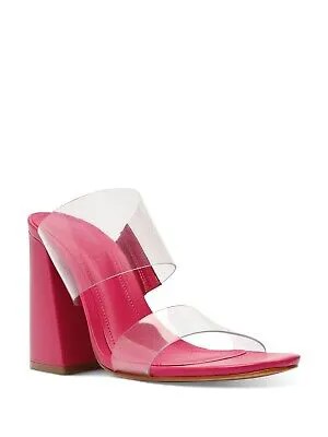 Женские розовые босоножки без шнуровки на каблуке с круглым носком SCHUTZ Goring Victorie 7