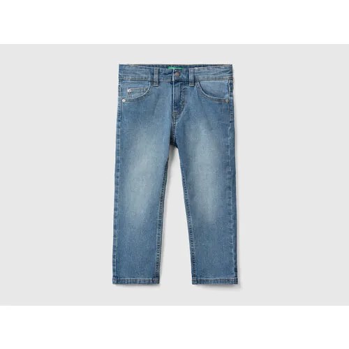 Джинсы  UNITED COLORS OF BENETTON Slim fit Eco Recycled, размер XS, синий