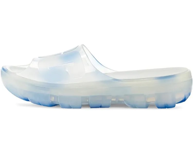 Сандалии UGG Jella Clear Watercolors Slide, цвет Cloudy Sky