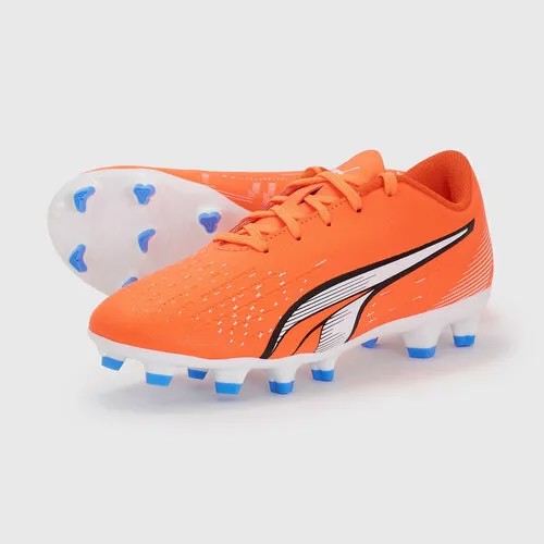 Бутсы PUMA, размер 38.5RUS, оранжевый