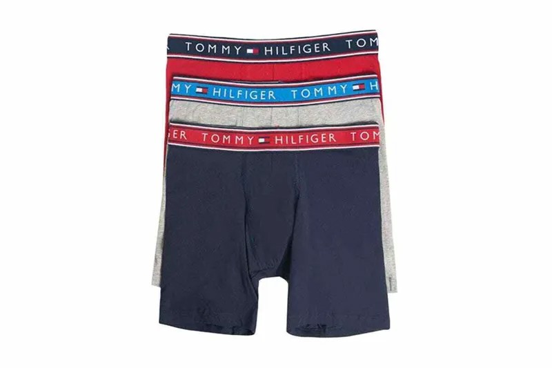 Tommy Hilfiger - 3 комплекта нижнего белья, хлопковые эластичные трусы-боксеры, разноцветные комплекты НОВИНКА