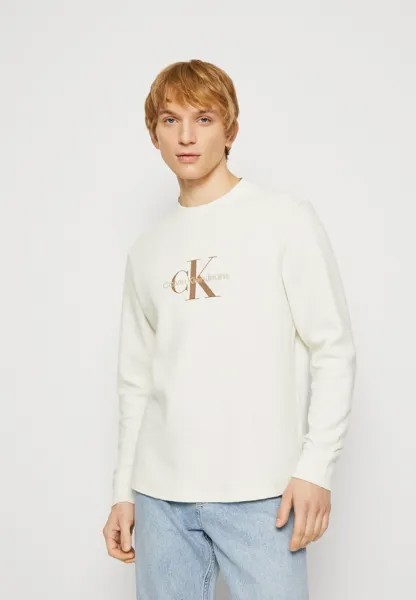 Толстовка АРХИВАЛЬНЫЙ МОНОЛОГ Calvin Klein Jeans, слоновая кость