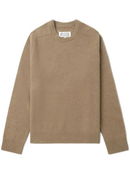 Maison Margiela шерстяной джемпер, нейтральный цвет