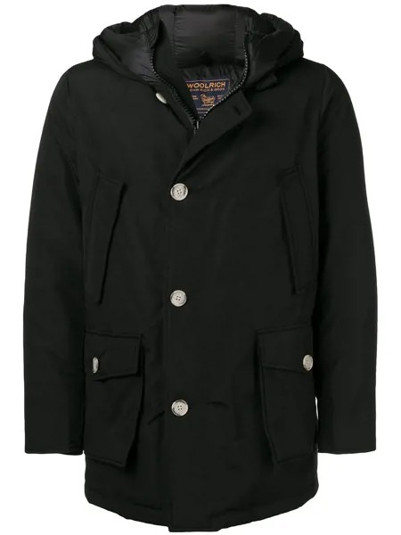 Woolrich cargo pocket hooded jacket
