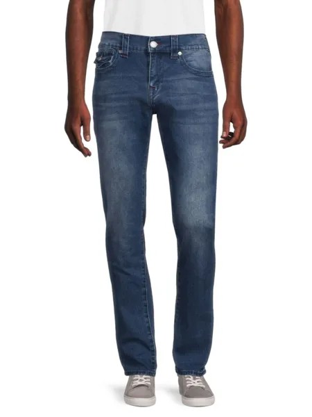 Свободные джинсы скинни Rocco с высокой посадкой True Religion, цвет Medium Blue