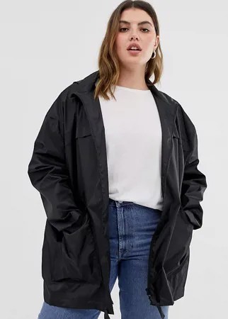Макинтош ASOS DESIGN Curve-Черный